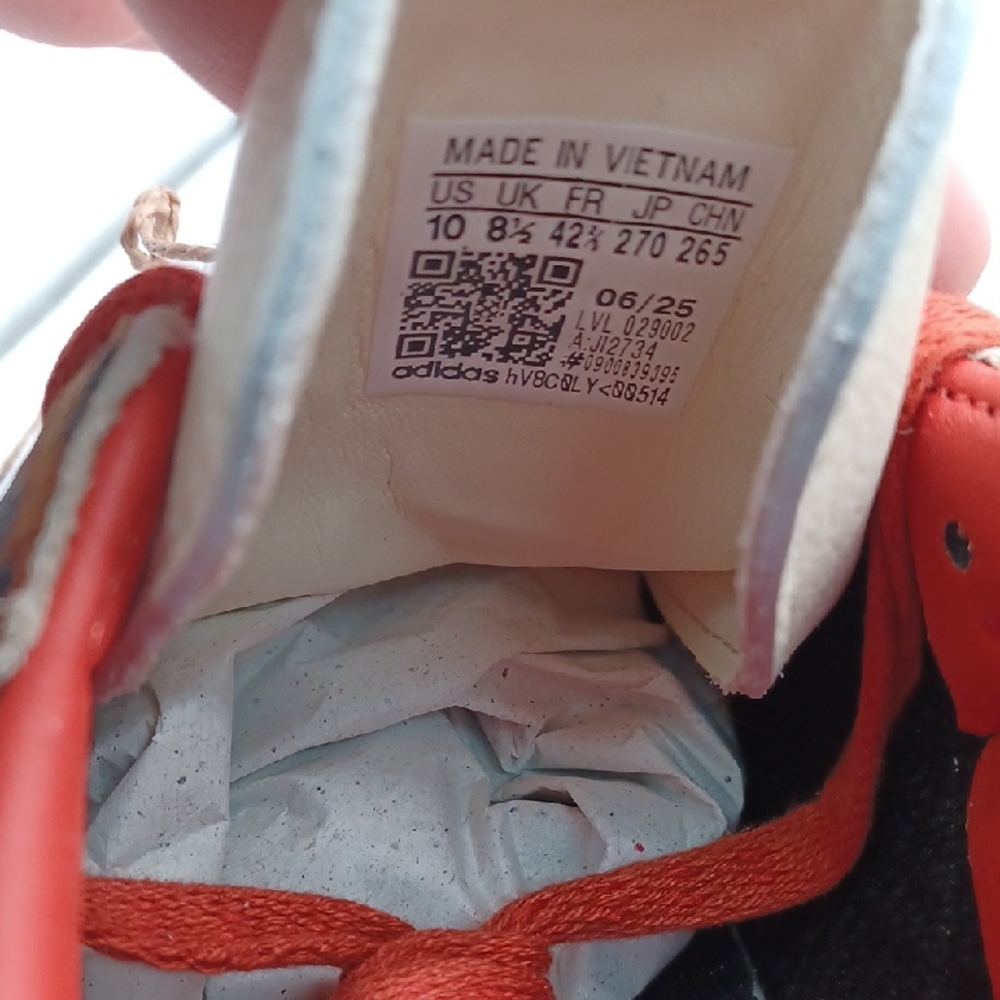 NEW Adidas Samba OG Cheetah Print Red/Creme Sneakers Womens Size 10 US JI2734 - Picture 15 of 16